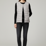 Eithne - Women's Ultra-Light Packable Down Vest - Gray