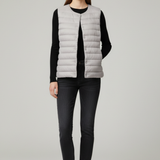Eithne - Women's Ultra-Light Packable Down Vest - Gray