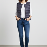 Eithne - Women's Ultra-Light Packable Down Vest - Navy