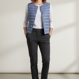 Eithne - Women's Ultra-Light Packable Down Vest - Blue