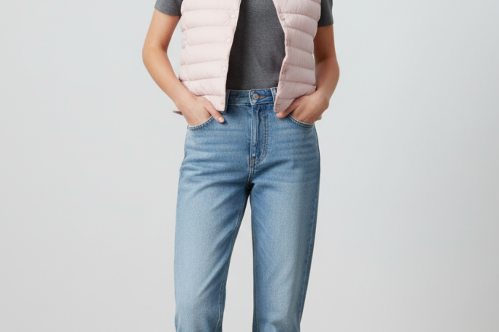 Eithne - Women's Ultra-Light Packable Down Vest - Pink