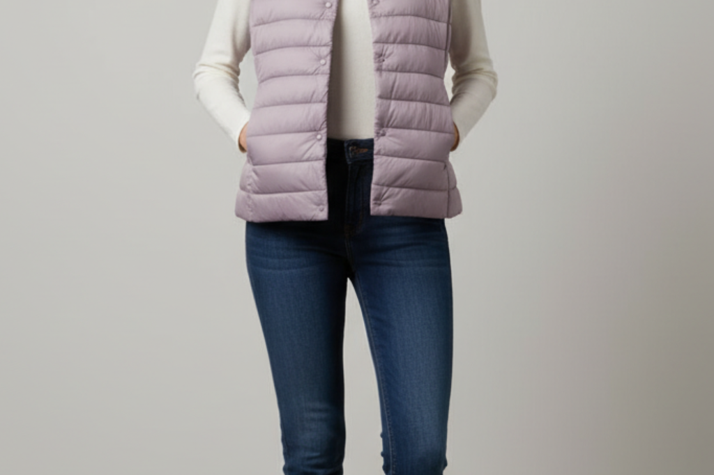 Eithne - Women's Ultra-Light Packable Down Vest - Purple
