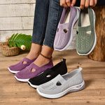 Elestren - Women's Slip-On Casual Sneakers with Supportive Sole