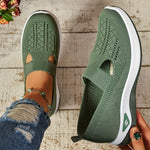 Elestren - Women's Slip-On Casual Sneakers with Supportive Sole