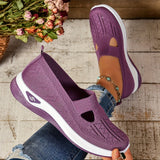 Elestren - Women's Slip-On Casual Sneakers with Supportive Sole