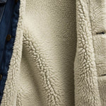 Elliott - Men's Shearling-Lined Denim Jacket in Organic Cotton
