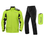 Ellis - Men's Waterproof Rain Jacket and Pants Set - Green