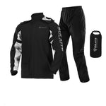 Ellis - Men's Waterproof Rain Jacket and Pants Set - Black