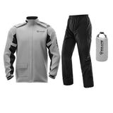 Ellis - Men's Waterproof Rain Jacket and Pants Set - Gray