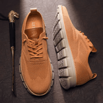 Fabian - Men's Lightweight Knit Walking Shoes - Brown