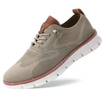 Fabian - Men's Lightweight Knit Walking Shoes - Beige