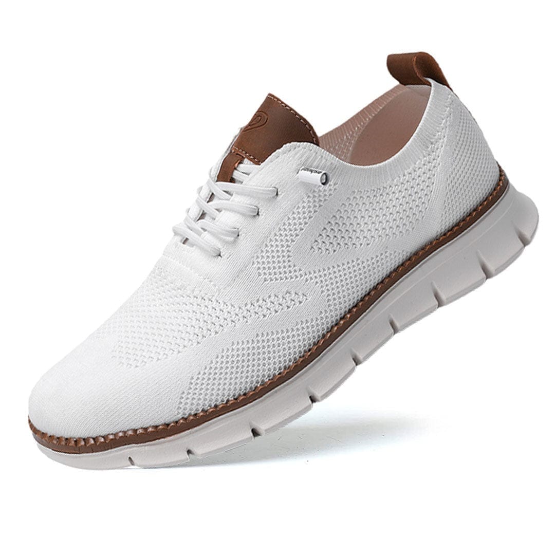 Fabian - Men's Lightweight Knit Walking Shoes - White