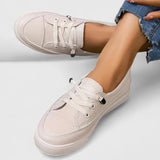 Fenna - Women's Low-Top Orthopedic Sneakers - Beige