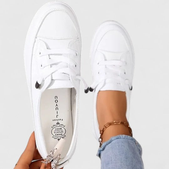 Fenna - Women's Low-Top Orthopedic Sneakers - White