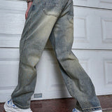 Fraser - Men's Vintage Washed Straight Leg Jeans
