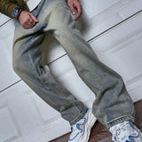 Fraser - Men's Vintage Washed Straight Leg Jeans