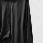 Freja - Women's Oversized Long Sleeve Button-Down Shirt