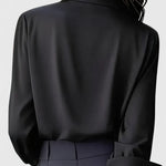 Freja - Women's Oversized Long Sleeve Button-Down Shirt