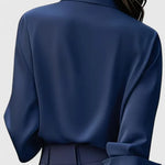 Freja - Women's Oversized Long Sleeve Button-Down Shirt