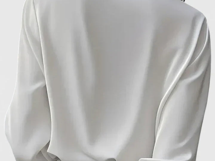 Freja - Women's Oversized Long Sleeve Button-Down Shirt