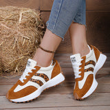 Geneva - Women's Lightweight Cushioned Walking Sneakers - Brown