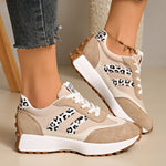 Geneva - Women's Lightweight Cushioned Walking Sneakers - Caramel