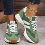 Geneva - Women's Lightweight Cushioned Walking Sneakers - Olive