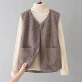 Hana - Women's Sleeveless Teddy Fleece Vest