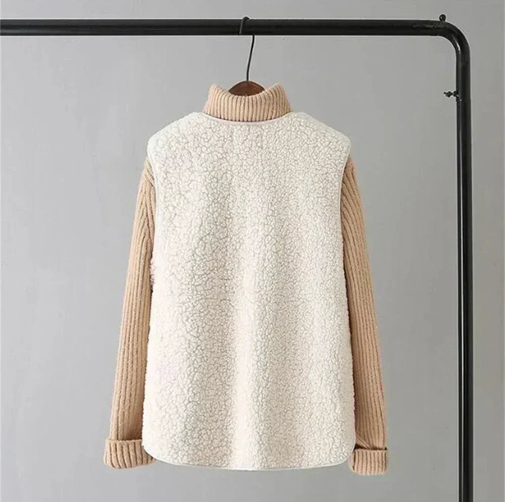 Hana - Women's Sleeveless Teddy Fleece Vest