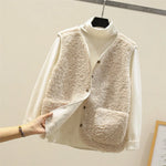 Hana - Women's Sleeveless Teddy Fleece Vest