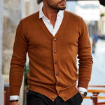 Hugo - Men's Button-Front Knit Vest - Dark Brown