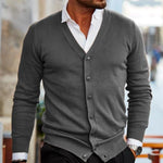 Hugo - Men's Button-Front Knit Vest - Gray