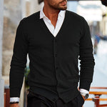 Hugo - Men's Button-Front Knit Vest - Black