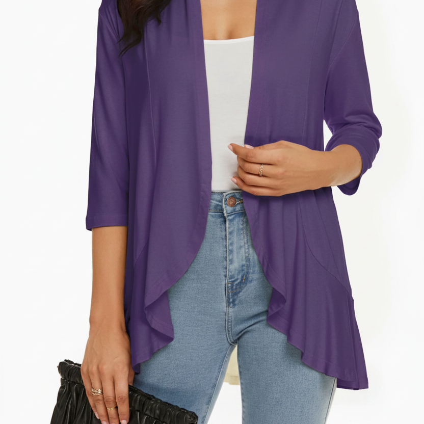 Women's Open Front Beach Cover-Up | Lightweight Swim Cover-Up