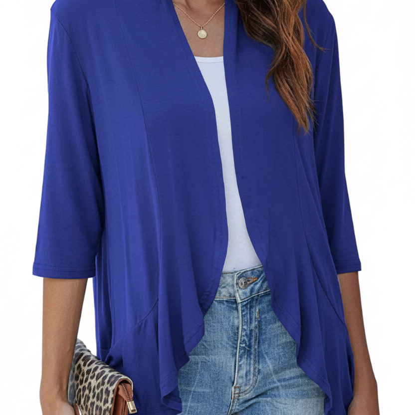 Women's Open Front Beach Cover-Up | Lightweight Swim Cover-Up