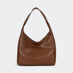 Chic vegan leather shoulder bag