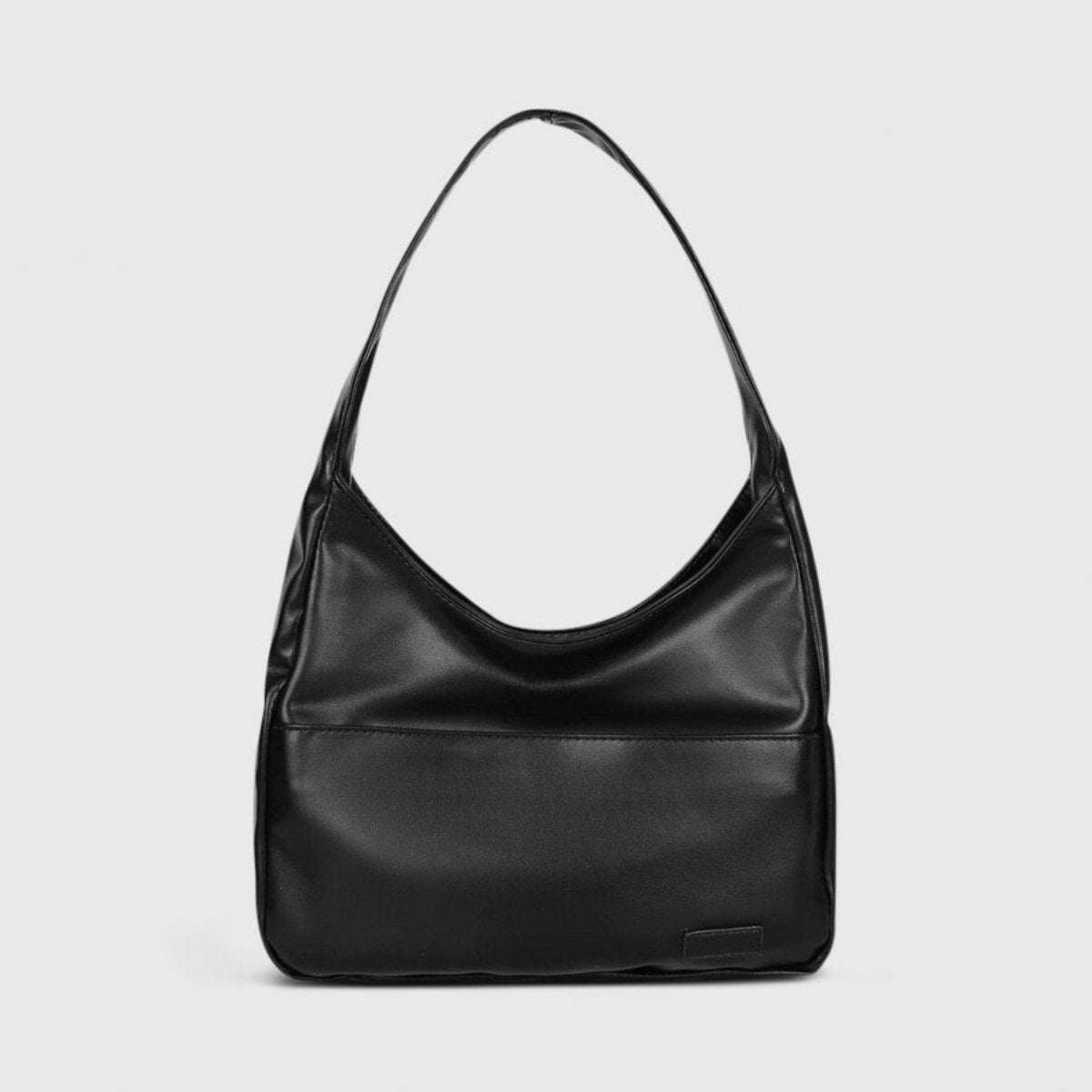 Vegan leather shoulder bag