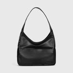 Vegan leather shoulder bag