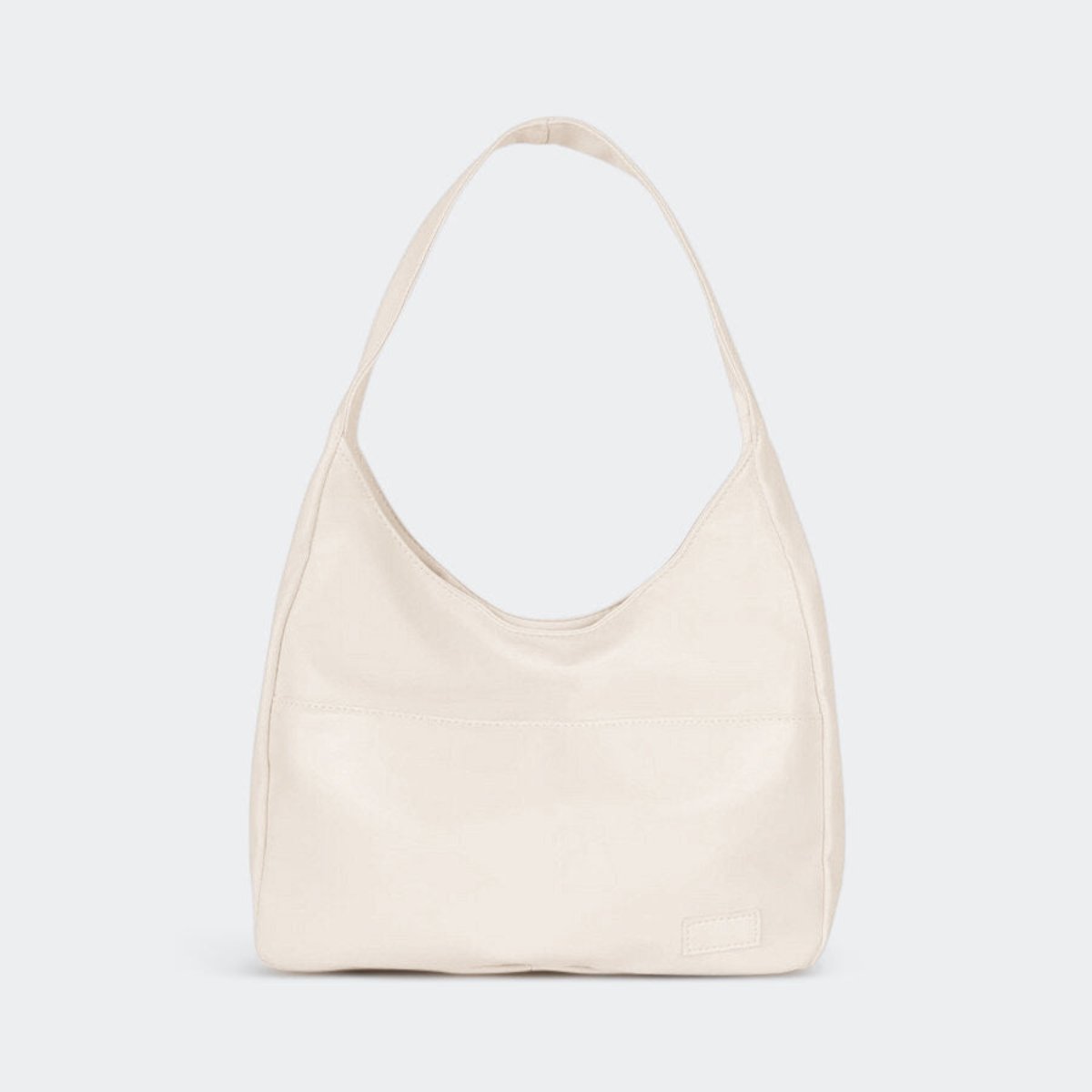 Vegan leather shoulder bag detail