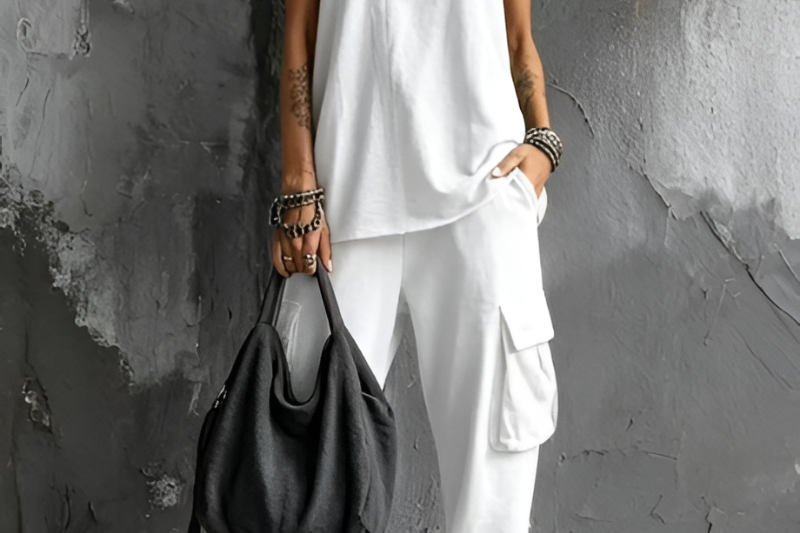 White urban chic set