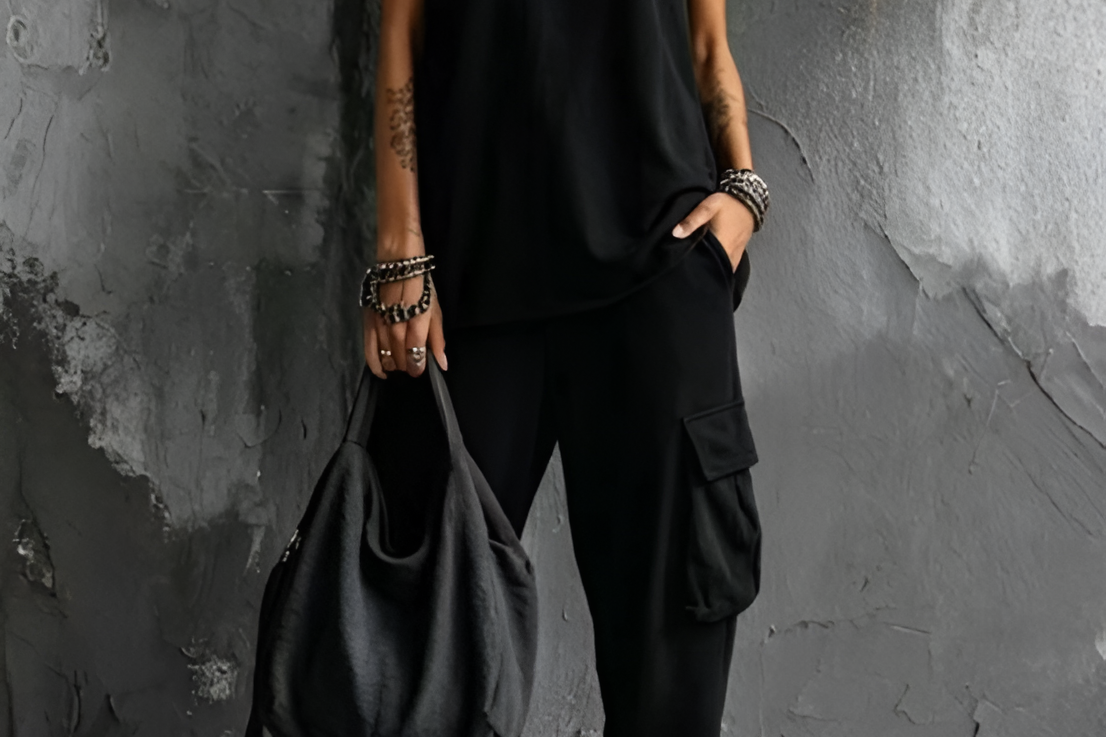 Black urban chic set