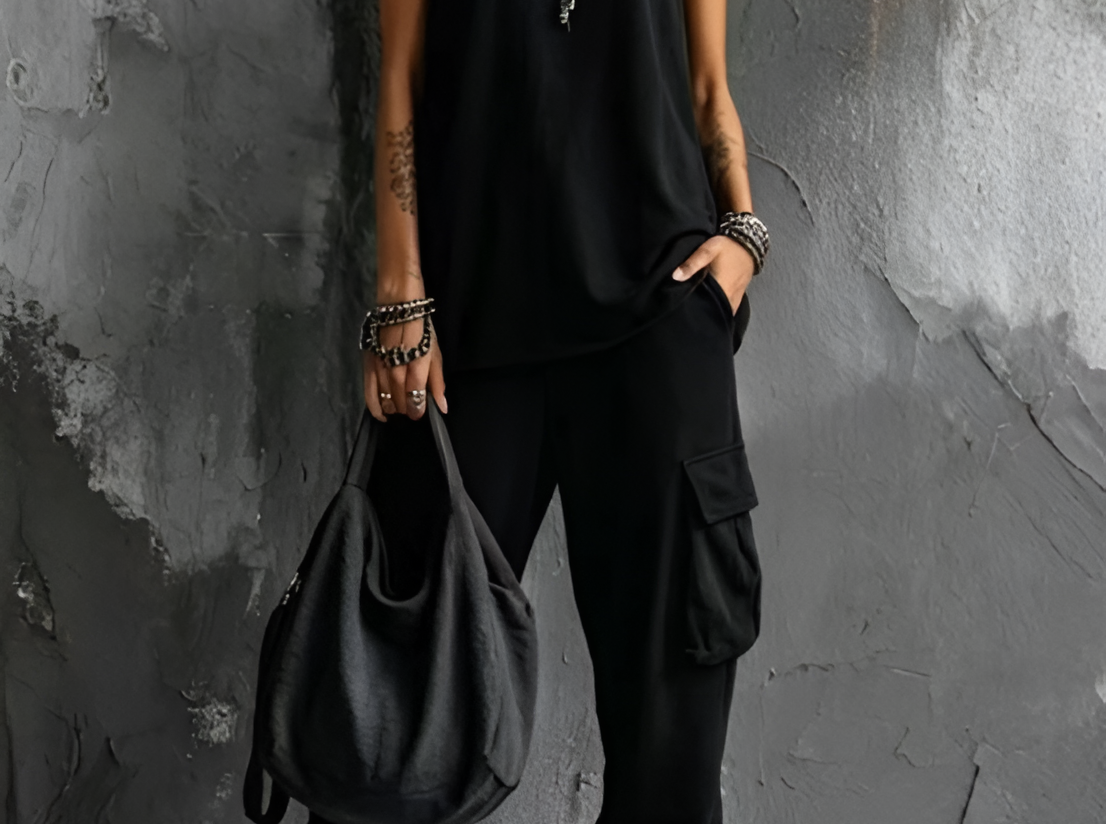 Black urban chic set
