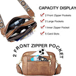 Isolt - Women's Leather Shoulder Bag with Roomy Interior