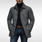 Ivan - Men's Water-Resistant Insulated Winter Coat - Grey