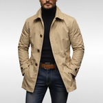 Ivan - Men's Water-Resistant Insulated Winter Coat - Beige