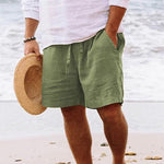 Joel - Men's Relaxed Drawstring Everyday Shorts - Green