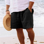 Joel - Men's Relaxed Drawstring Everyday Shorts - Black