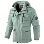 Kellan - Men's Waterproof Insulated Hooded Winter Jacket - Light Green