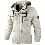 Kellan - Men's Waterproof Insulated Hooded Winter Jacket - White