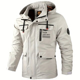 Kellan - Men's Waterproof Insulated Hooded Winter Jacket - White